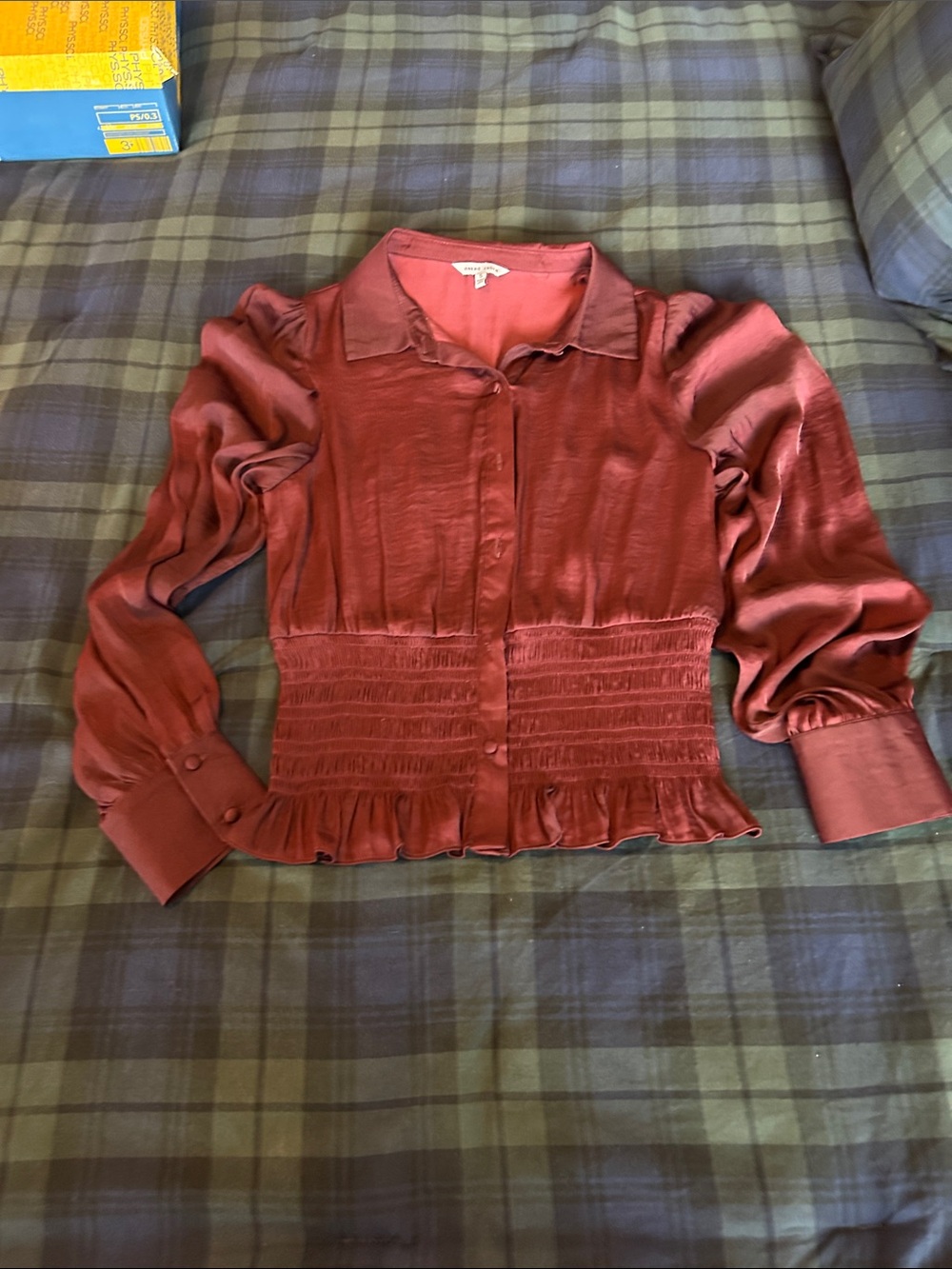 Naked Zebra Maroon Blouse
